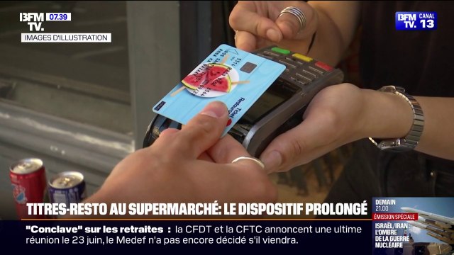 L'utilisation des titres-restaurant en supermarché pour les produits non directement consommables pérennisée au 1er janvier 2027