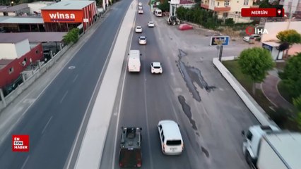 Mersin'de balkondan uyuşturucu atan şüpheli dronla tespit edildi