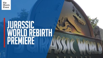 Jurassic World stars walk the carpet at Rebirth World Premiere