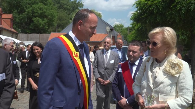 La princesse Astrid inaugure la première centrale hydroélectrique à vortex de Belgique