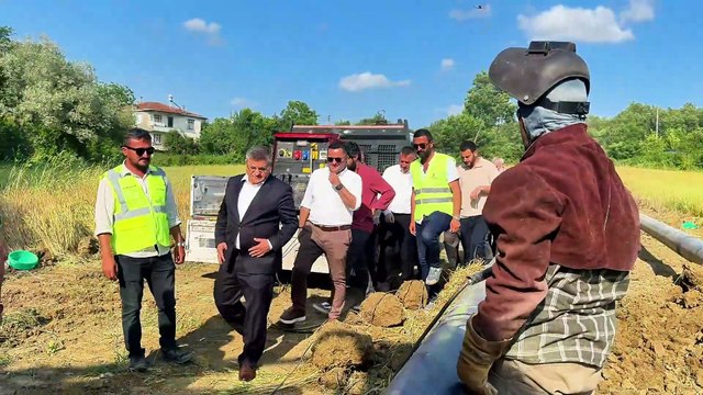 Ayancık ve Erfelek doğalgaz hattında ilk kaynak yapıldı