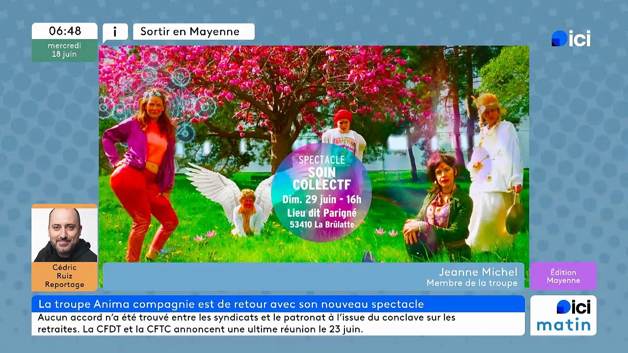 18/06/2025 - ici matin par ici Mayenne en vidéo
