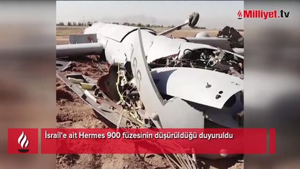 İsrail Hermes 900'ü düşürüldü