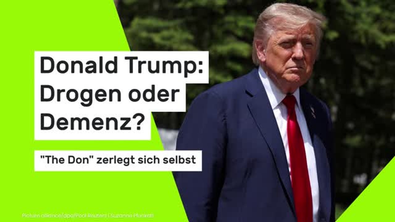 Donald Trump: Drogen oder Demenz? 'The Don' zerlegt sich selbst