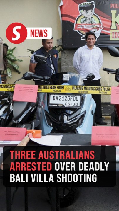 Indonesian police arrest three Australian men over shooting in Bali