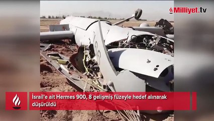 İran, İsrail'e ait Hermes 900'ü düşürdü