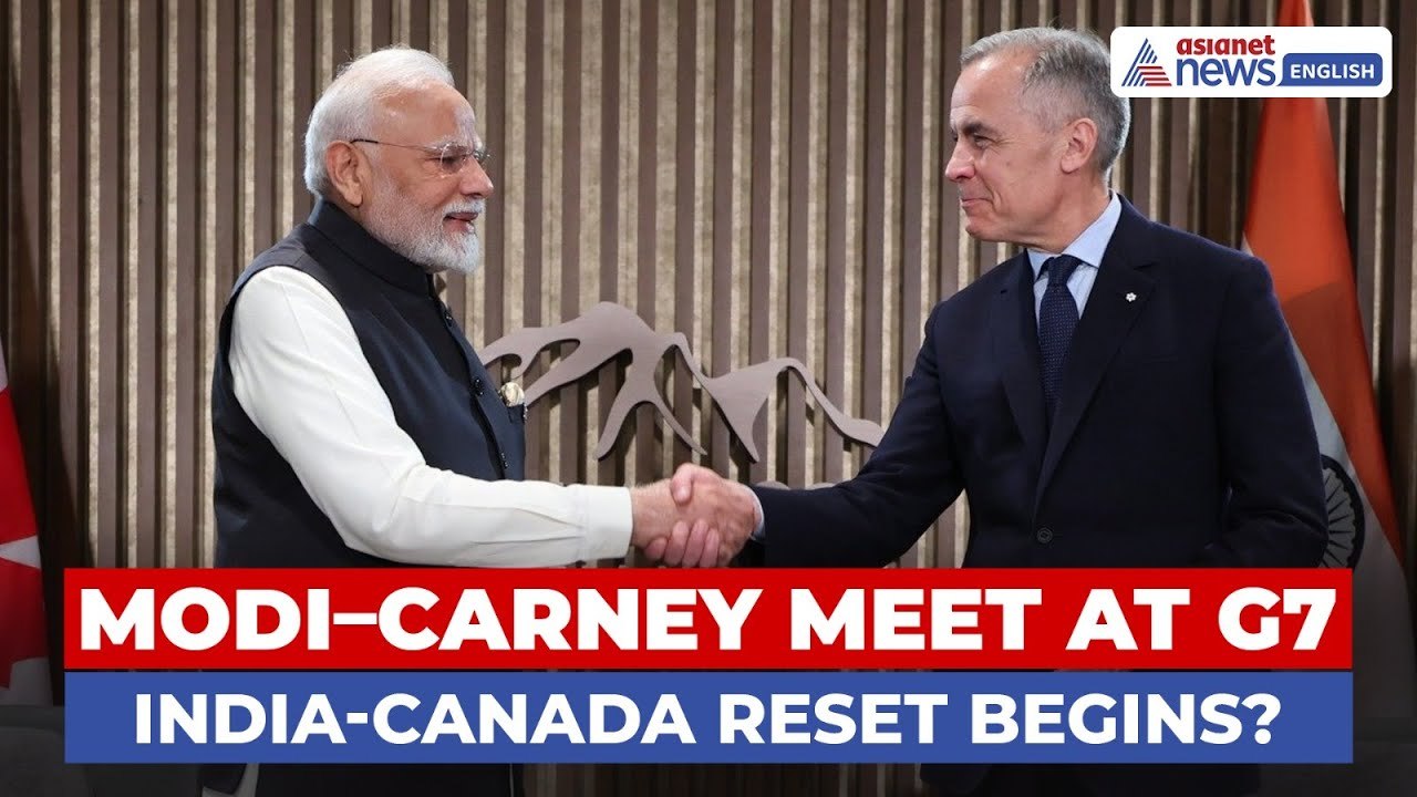 G7 Summit | PM Modi Meets Canadian PM Carney in Kananaskis