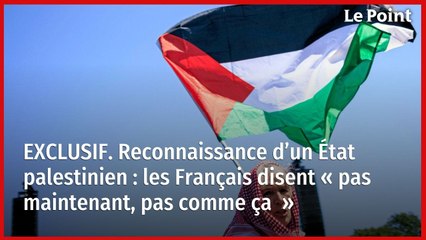 EXCLUSIF. Reconnaissance d’un État palestinien : les Français disent « pas maintenant, pas comme ça  »