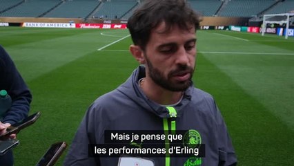 Man. City - Bernardo Silva : "Les performances de Haaland reflètent celles de l'équipe"