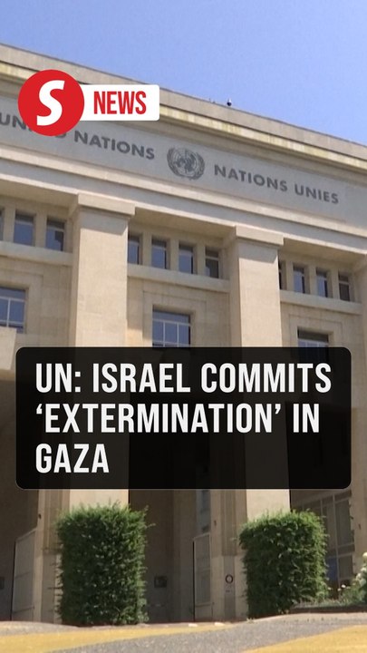 Israel commits 'extermination' in Gaza by killing in schools, UN experts say