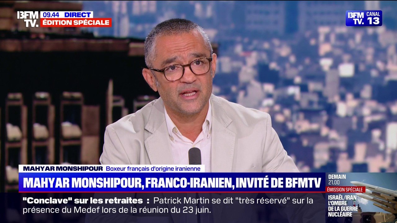 Mahyar Monshipour (boxeur français d'origine iranienne): "Les Iraniens sont dans l'ensemble un peuple éduqué et très politisé, ils sauront faire les bons choix"