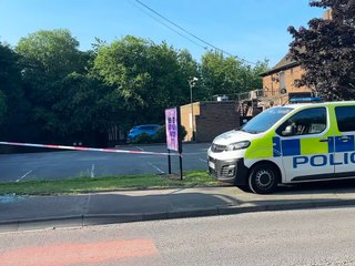 Car smashes into bus stop near Wolverhampton