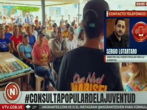 Min. Lotartaro señala que hasta ahora se han realizado más de 20 mil asambleas juveniles
