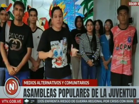 Monagas I Jóvenes inician asamblea por consejos comunales para consultar los proyectos del 27-Jul