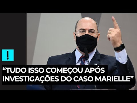 “Tudo isso começou após investigações do caso Marielle’, diz Witzel, sobre impeachment
