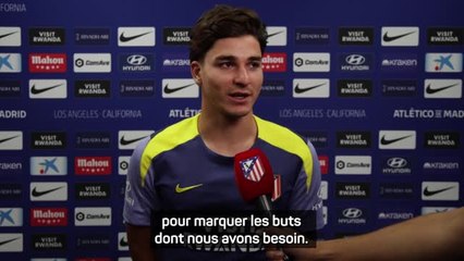 Atlético - Alvarez : "Tout donner pour nous qualifier"