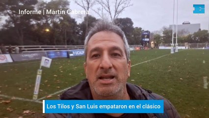 Empate en el clásico entre San Luis y Los Tilos