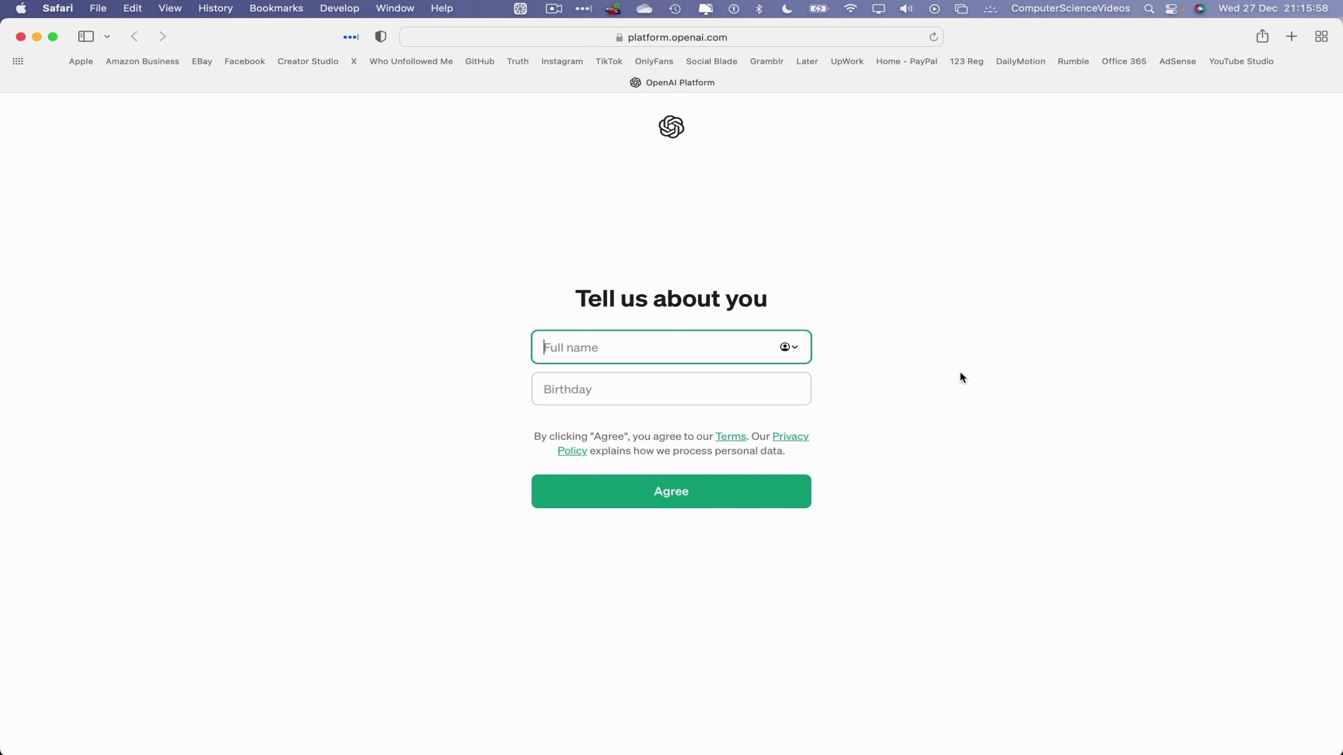 ⁣How to CREATE an Account & Sign Up w/ ChatGPT On a Mac / Desktop Computer - Basic Tutorial | New