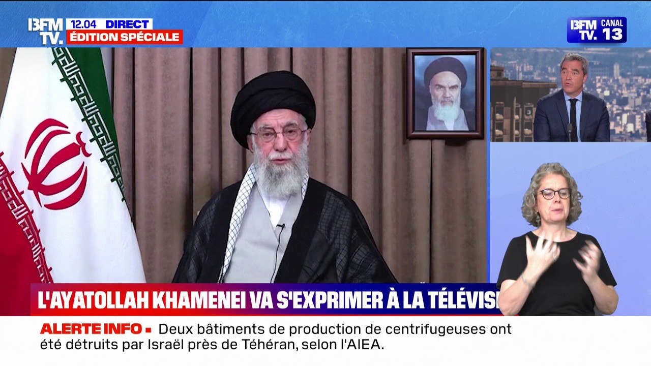 Guerre Israël-Iran: l'ayatollah Khamenei va prendre la parole à la télévision