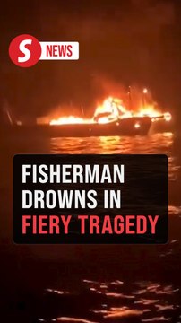 Fisherman missing in boat fire found drowned with extensive burns