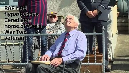 RAF hold flypast over Ceredigion home of World War Two veteran