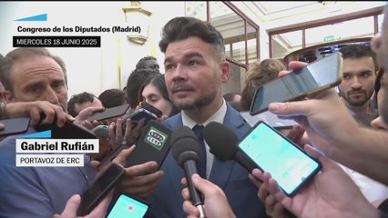 Gabriel Rufián: "Hemos visto a un presidente tocado"