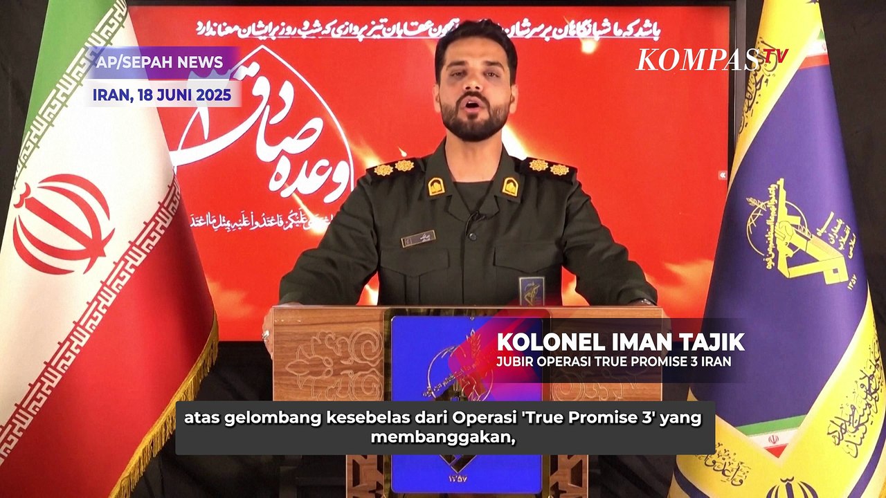 Luncurkan Rudal Fattah ke Tel Aviv, Militer Iran: Sistem Pertahanan Udara Israel Kebingungan