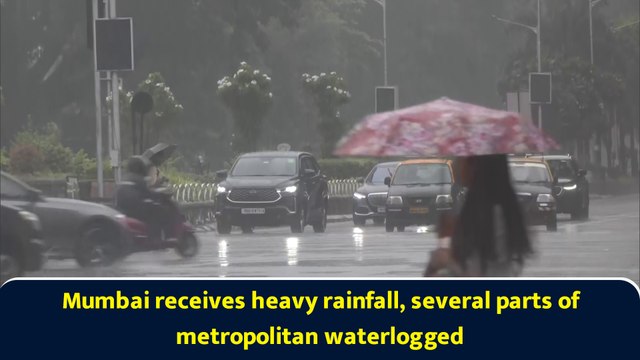 Mumbai receives heavy rainfall, several parts of metropolitan waterlogged