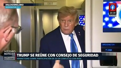 Crisis Israel-Irán obliga a Trump a reunión urgente con su equipo de seguridad
