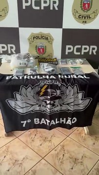 Ação policial em Quarto Centenário termina com dois presos e drogas apreendidas