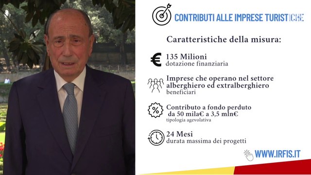 Schifani 135 mln per rinnovare le strutture ricettive della Sicilia