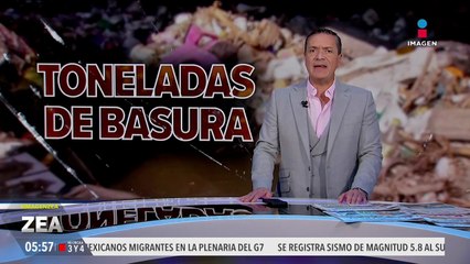 Ecatepec se convierte en ríos que arrastran basura esta temporada de lluvias