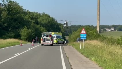 Accident de moto à Cerfontaine