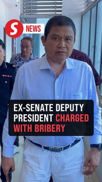 Former Senate deputy president pleads not guilty to 20 counts of bribery