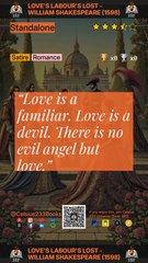Love's Labour's Lost - William Shakespeare (1598) Quotes