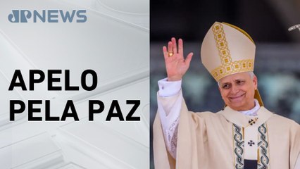 Papa Leão XIV diz que não devemos nos acostumar com a guerra