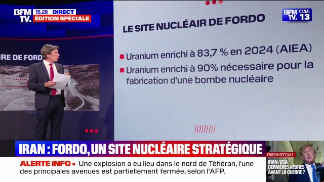 LES ÉCLAIREURS - Iran: pourquoi le site de Fordo est stratégique pour Téhéran?