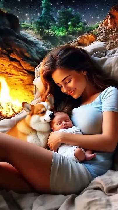 When Man's Best Friend Became a Midwife- The Cave Delivery Miracle #cutedogs #cute #funny #dog #pets
