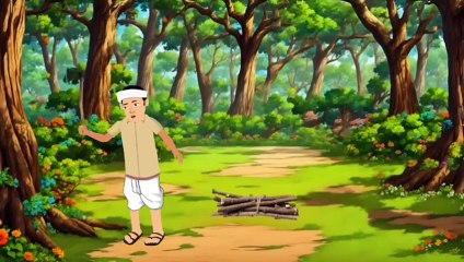 जादुई मूर्ति और गरीब लकड़हारा । Jadui murti or Gareeb lakadhara | moral story | hindi kahani | story