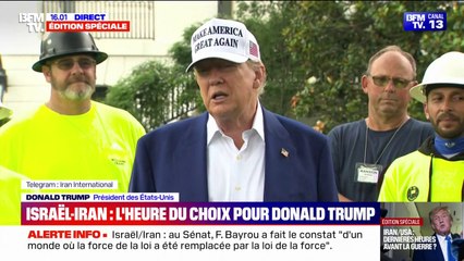 Iran: "Ils n’ont absolument aucune défense aérienne", affirme Donald Trump