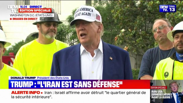 Conflit Iran-Israël: J'ai parlé de capitulation sans condition , déclare Donald Trump à propos de l'Iran