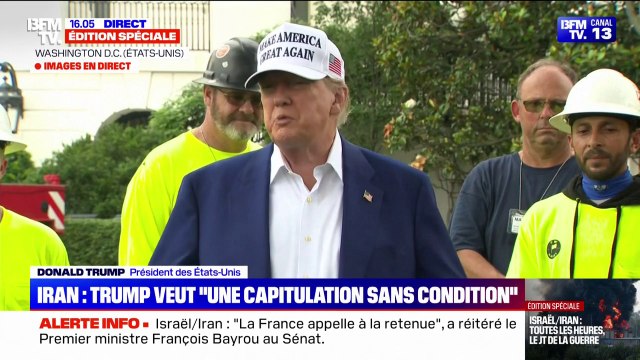 Nucléaire iranien: On ne peut pas laisser l’Iran se doter de l’arme nucléaire , déclare Donald Trump