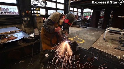 Metal artist Luke Perry from Cradley Heath talks about doing one of the hottest jobs in the hot weather!