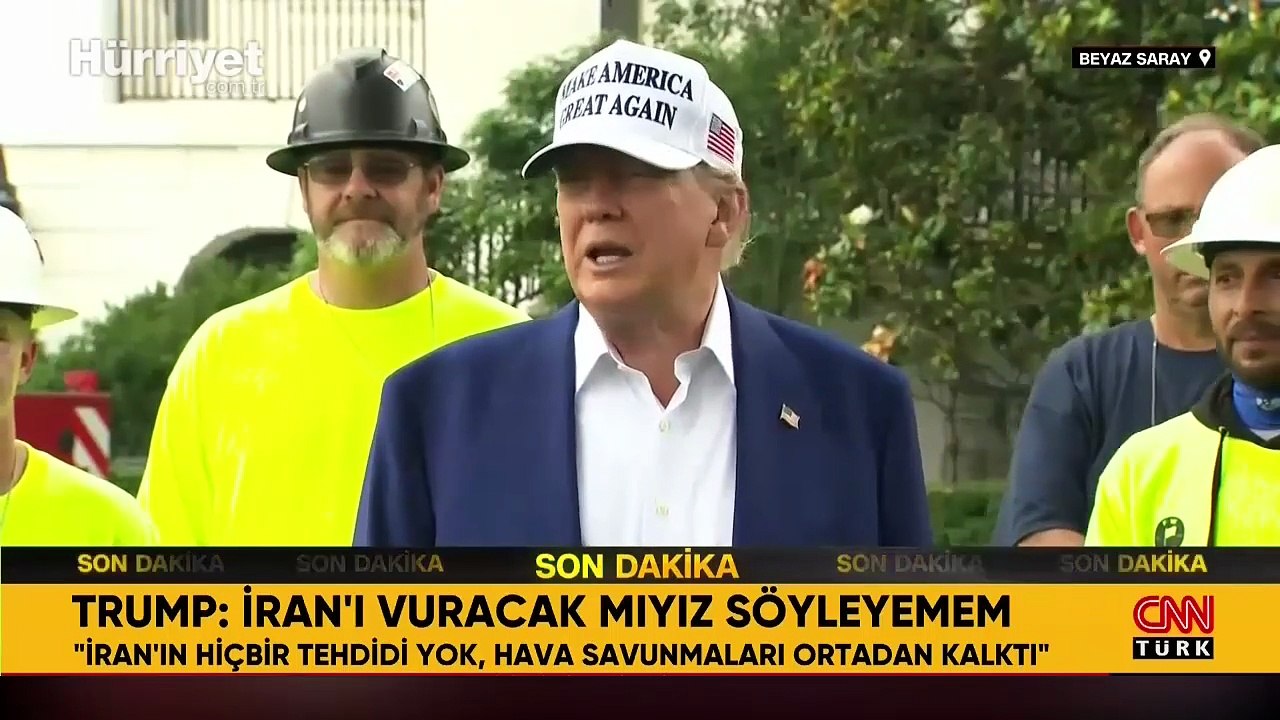 ABD Başkanı Donald Trump, basın açıklaması yaptı