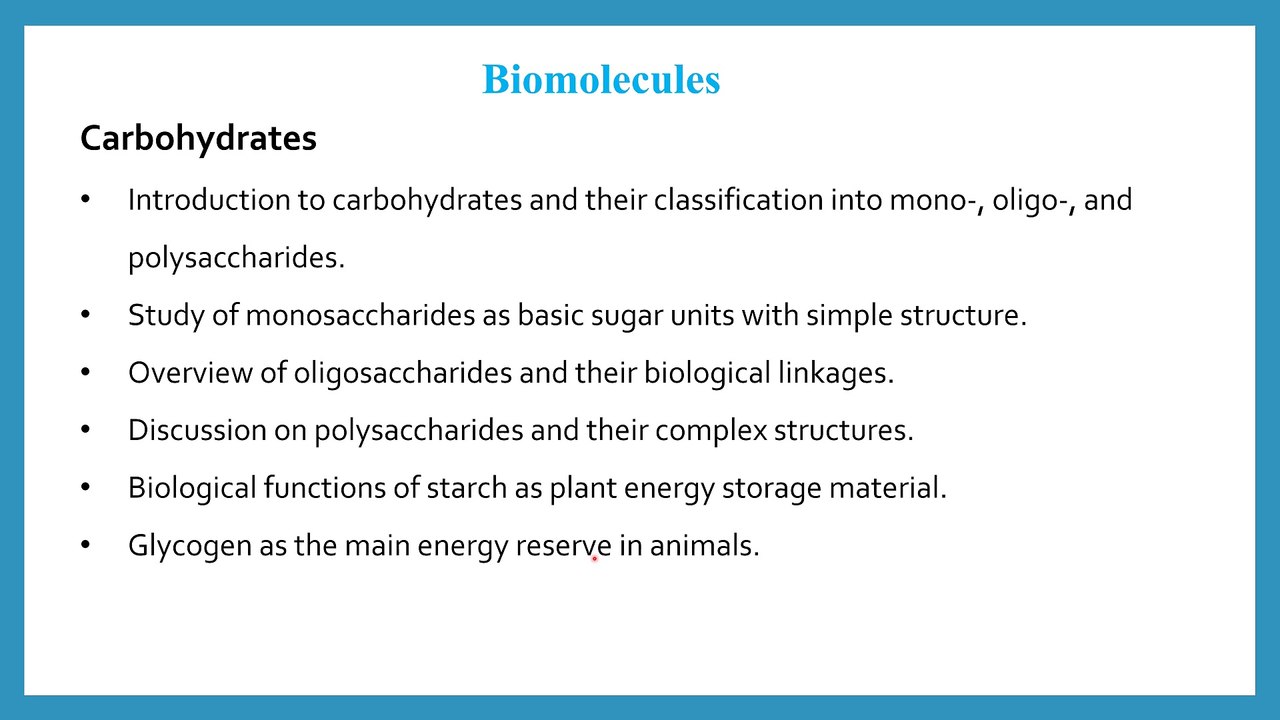 Biomolecules Introduction – Basics, Types & Functions | Biology