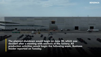 Tesla Will Shut Down Production At The Texas Gigafactory Over The 4th Of July Weekend