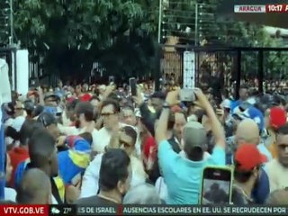 Aragua | Pueblo revolucionario acompañó a sus candidatos a formalizar sus postulaciones ante el CNE