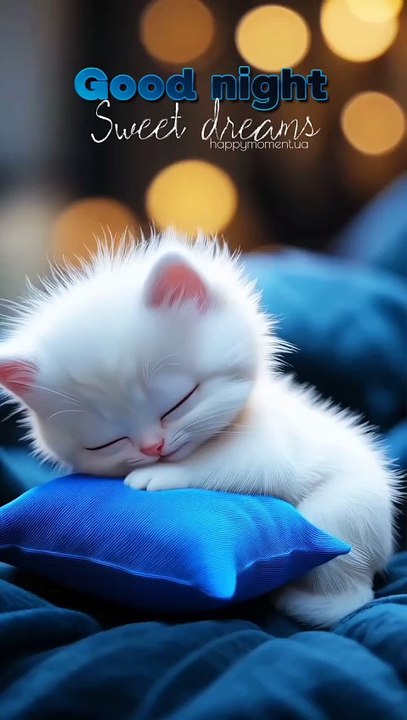 Cute cat good night 😴