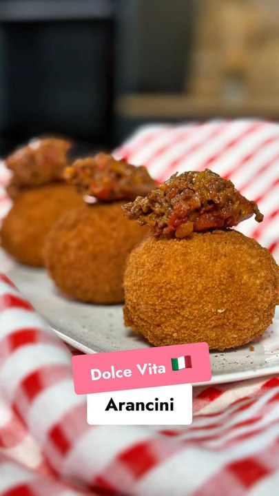 Arancini de riz, version classique