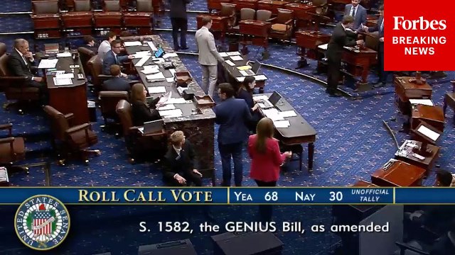 GENIUS Act, Landmark Crypto Regulation, Passed By Senate